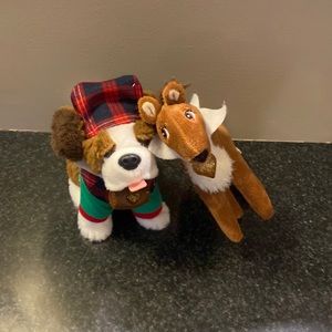 Elf pets 2 pack Dog and Raindeer